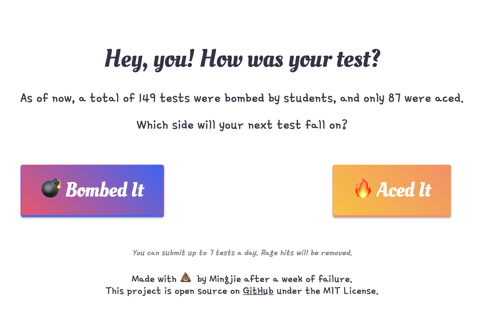 Aced it or Bombed it? gallery image