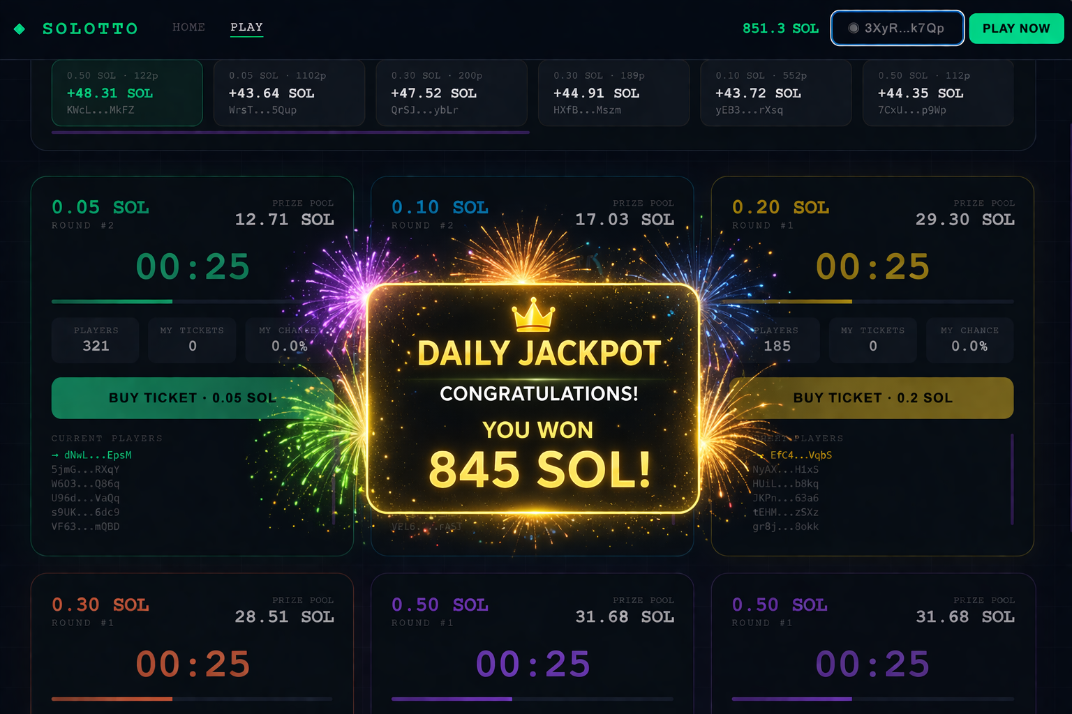SOLOTTO — Win SOL Every Minute gallery image