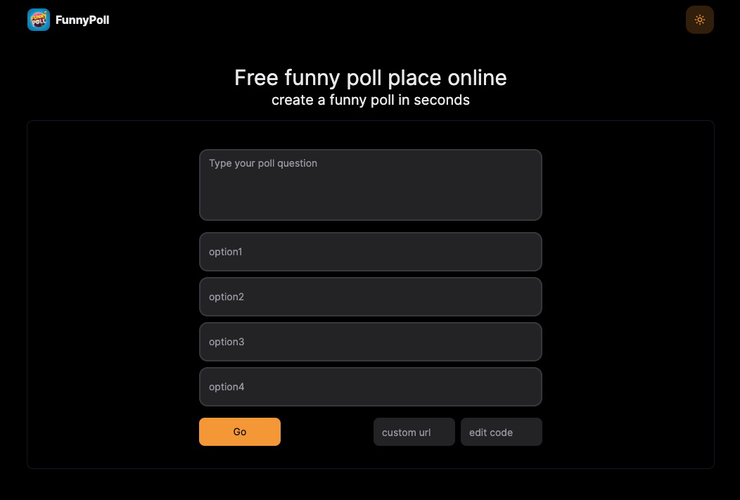 startuptile FunnyPoll-A free funny poll place online 