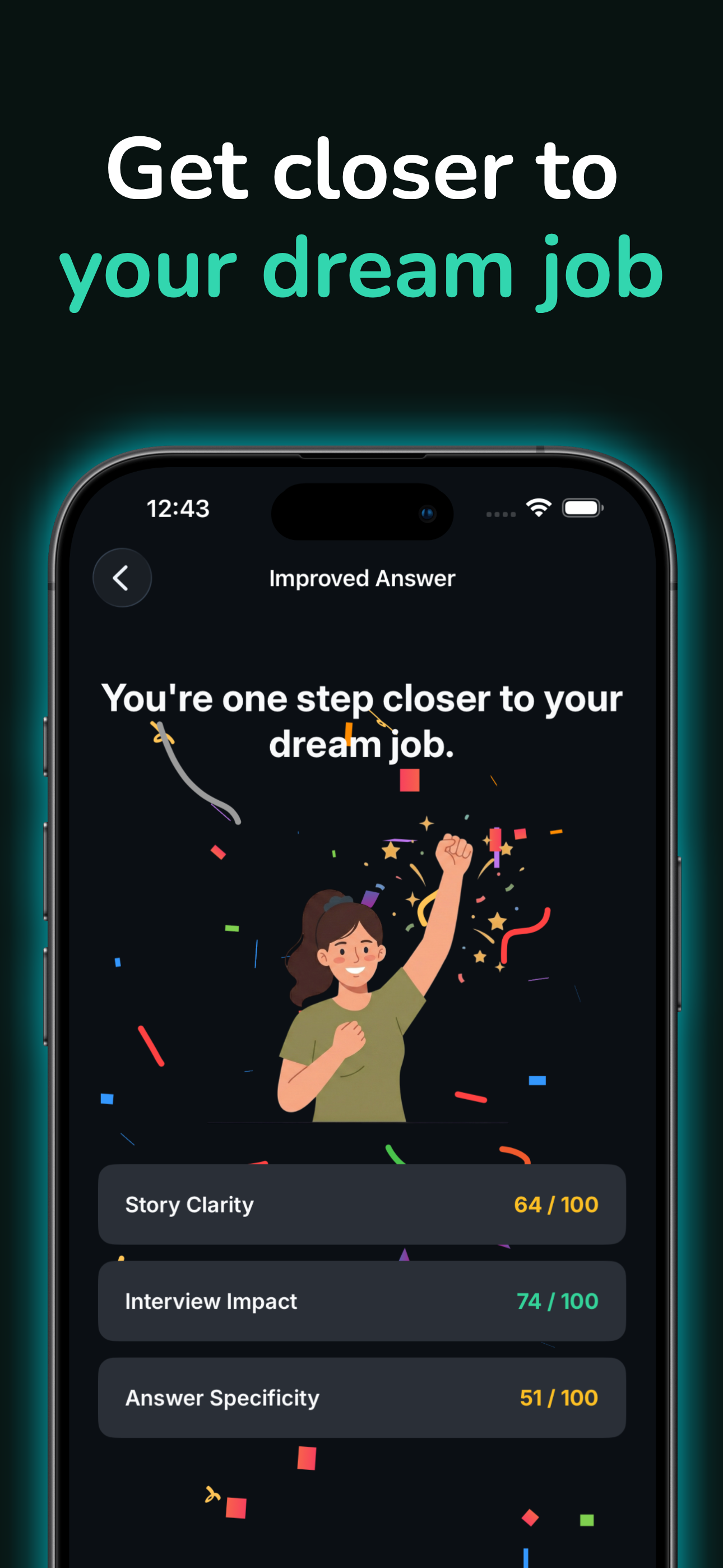 Starwise: Interview Coach - Screenshot 4 showing product features and functionality