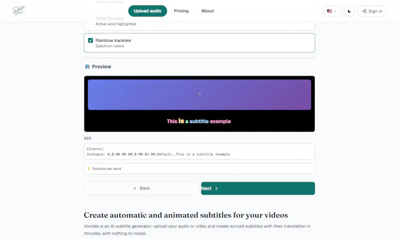 Voxlate screenshot 4