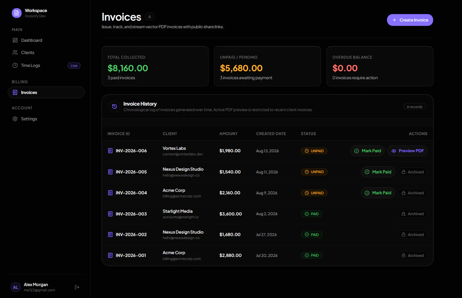 Invoicify screenshot 3