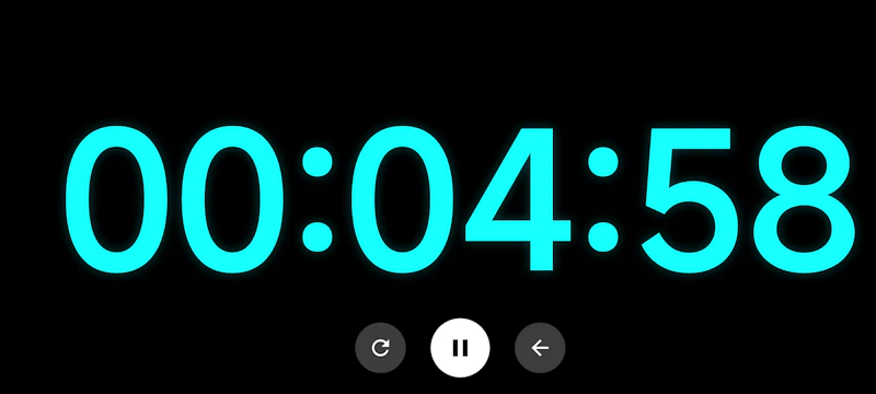 Huge Clock: Big Digital Timer - A full-screen clock, timer & stopwatch ...