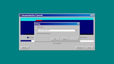 Windows 98 Disk Defrag Simulator gallery image