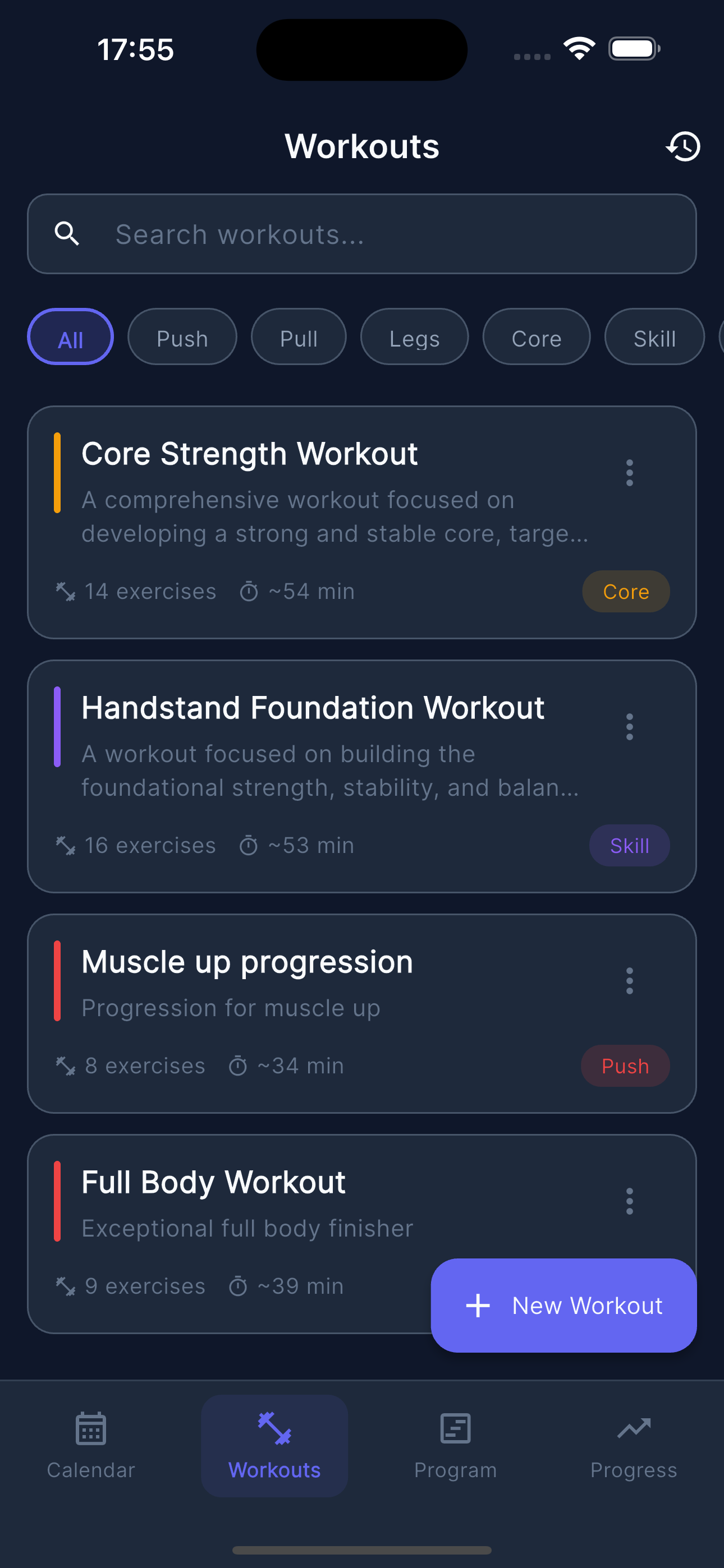 Grip Workout - Screenshot 2 showing product features and functionality