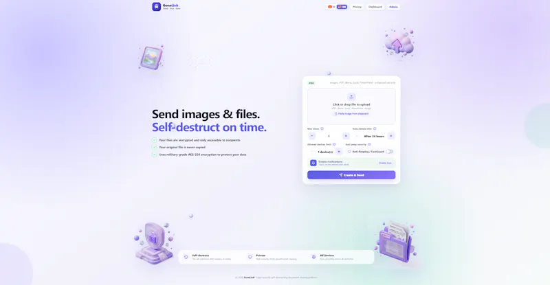 GoneLink screenshot 2