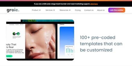 Groie - No-code website builder gallery image
