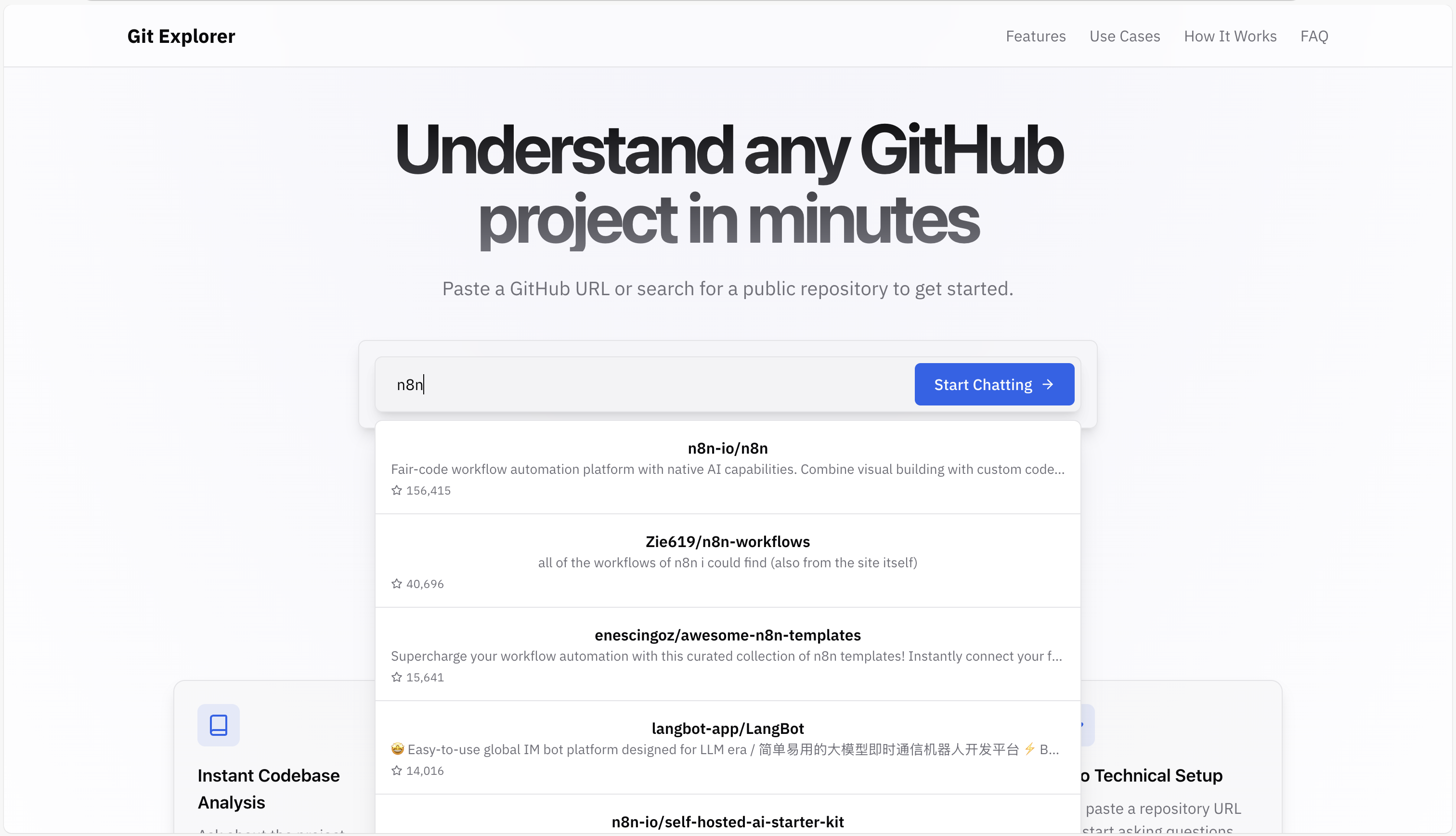 Git Explorer : Instant answers from code gallery image