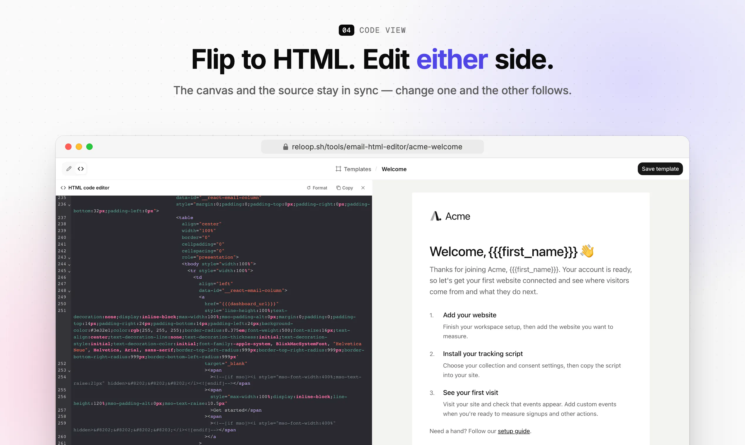 Email HTML Editor by Reloop gallery image
