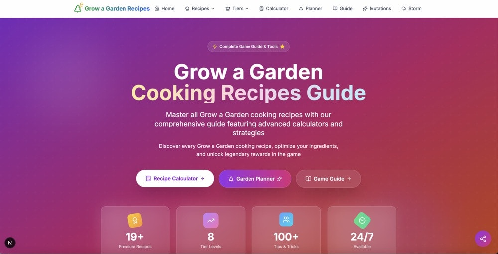 Grow a garden cooking recipes gallery image