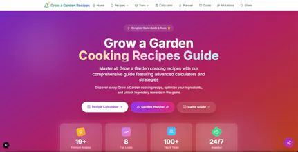 Grow a garden cooking recipes gallery image