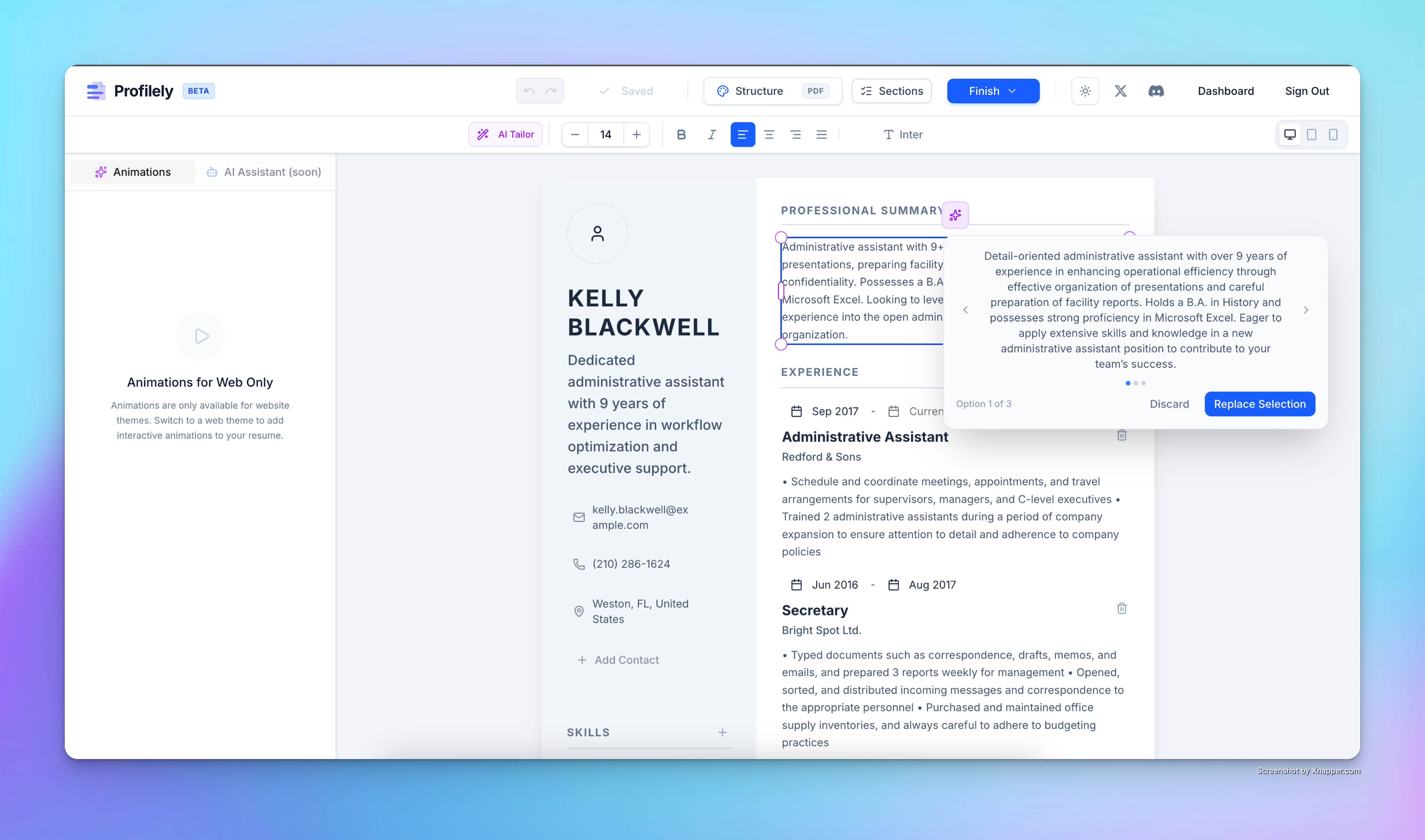 Profilely gallery image