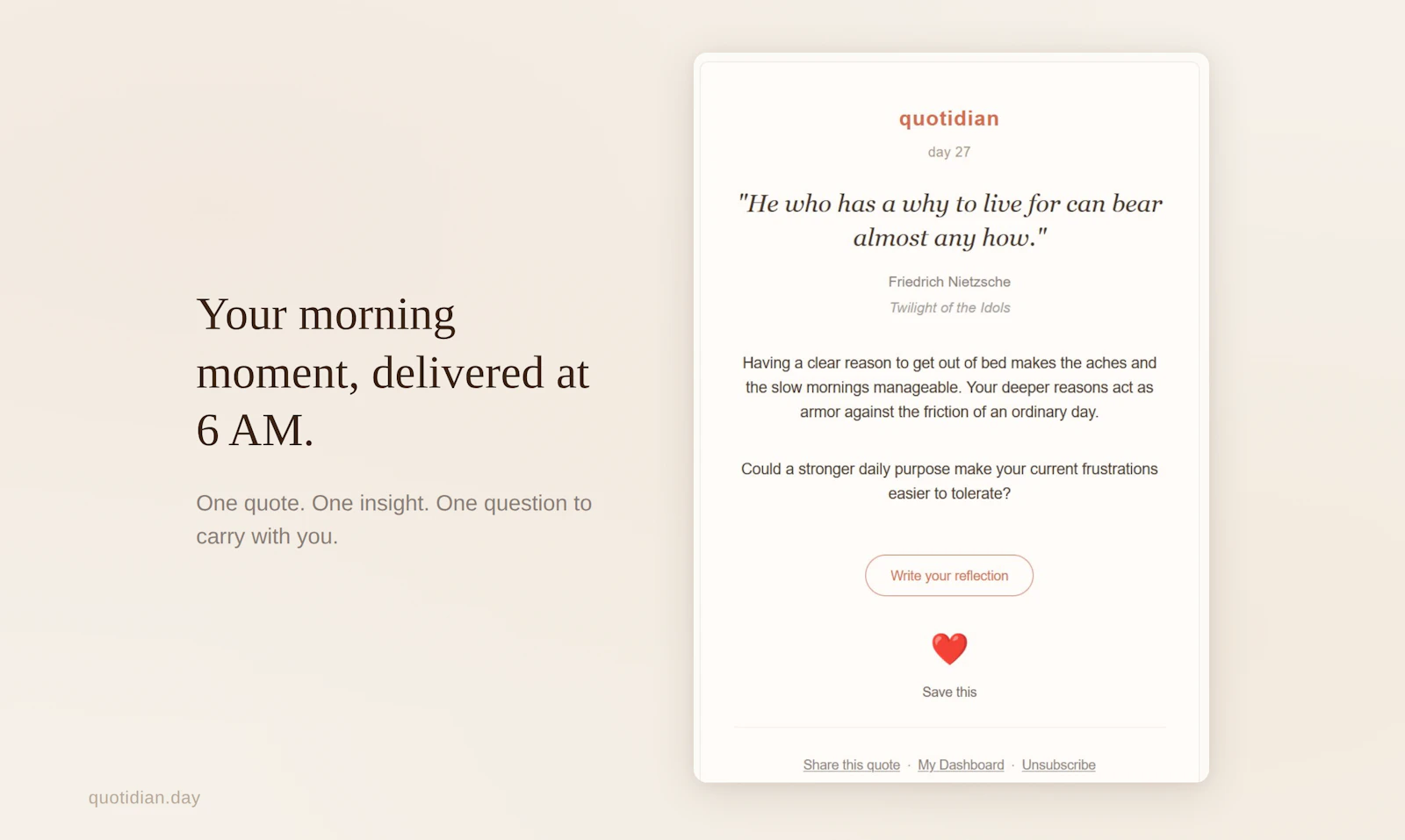 quotidian screenshot 1