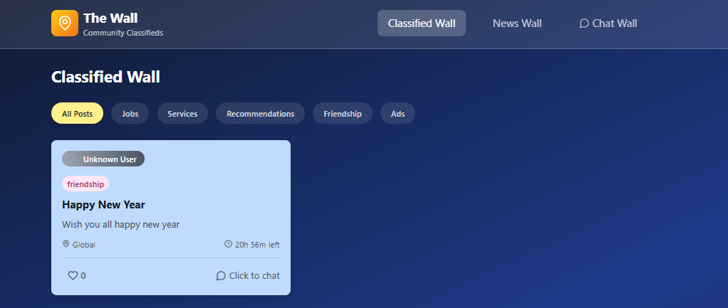 The Wall - Digital Community Platform gallery image
