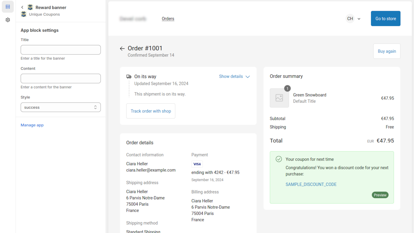 Mídia 6 de 1coup |Cupons únicos - Transforme os compradores de hoje nos frequentadores de amanhã