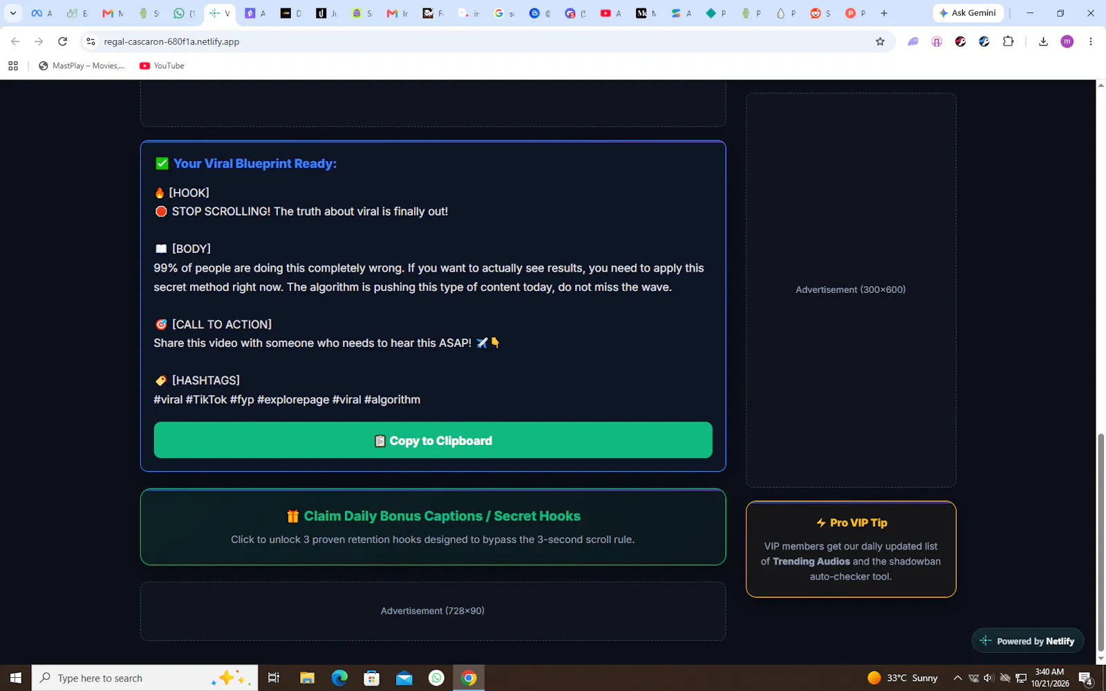 Viral Hashtag & AI Content Finder screenshot 3