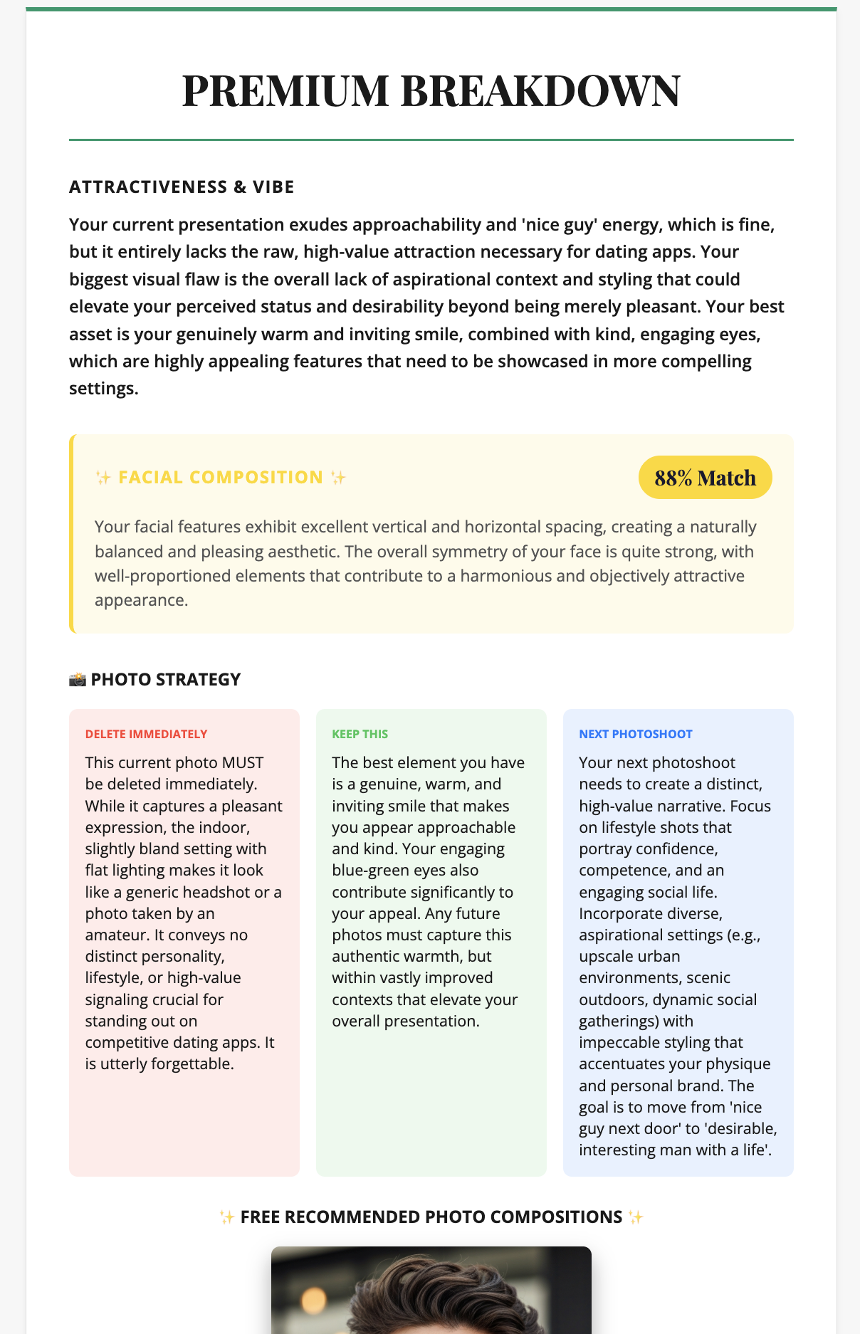 RateMe.ai - Screenshot 3 showing product features and functionality