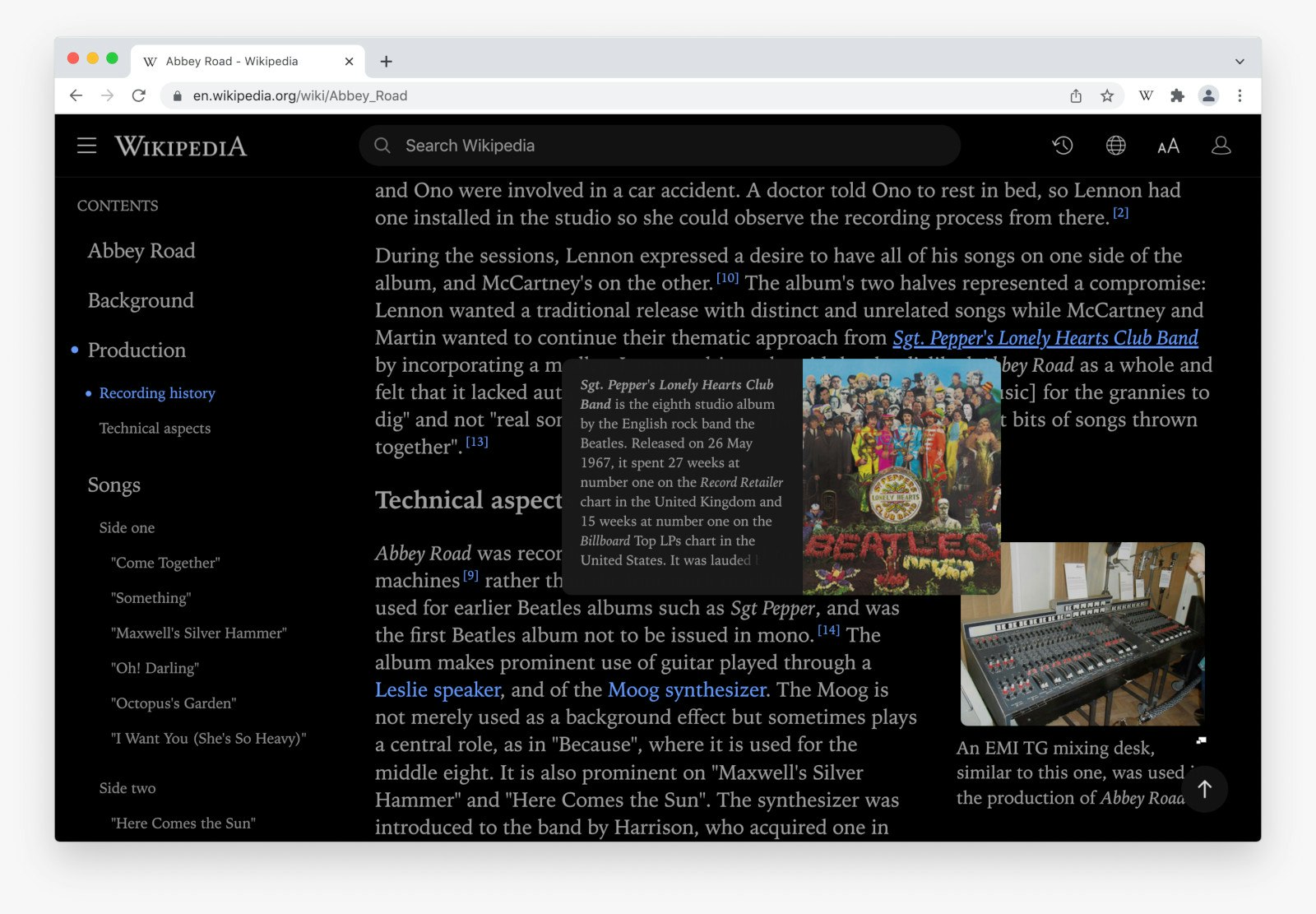 Modern for Wikipedia gallery image
