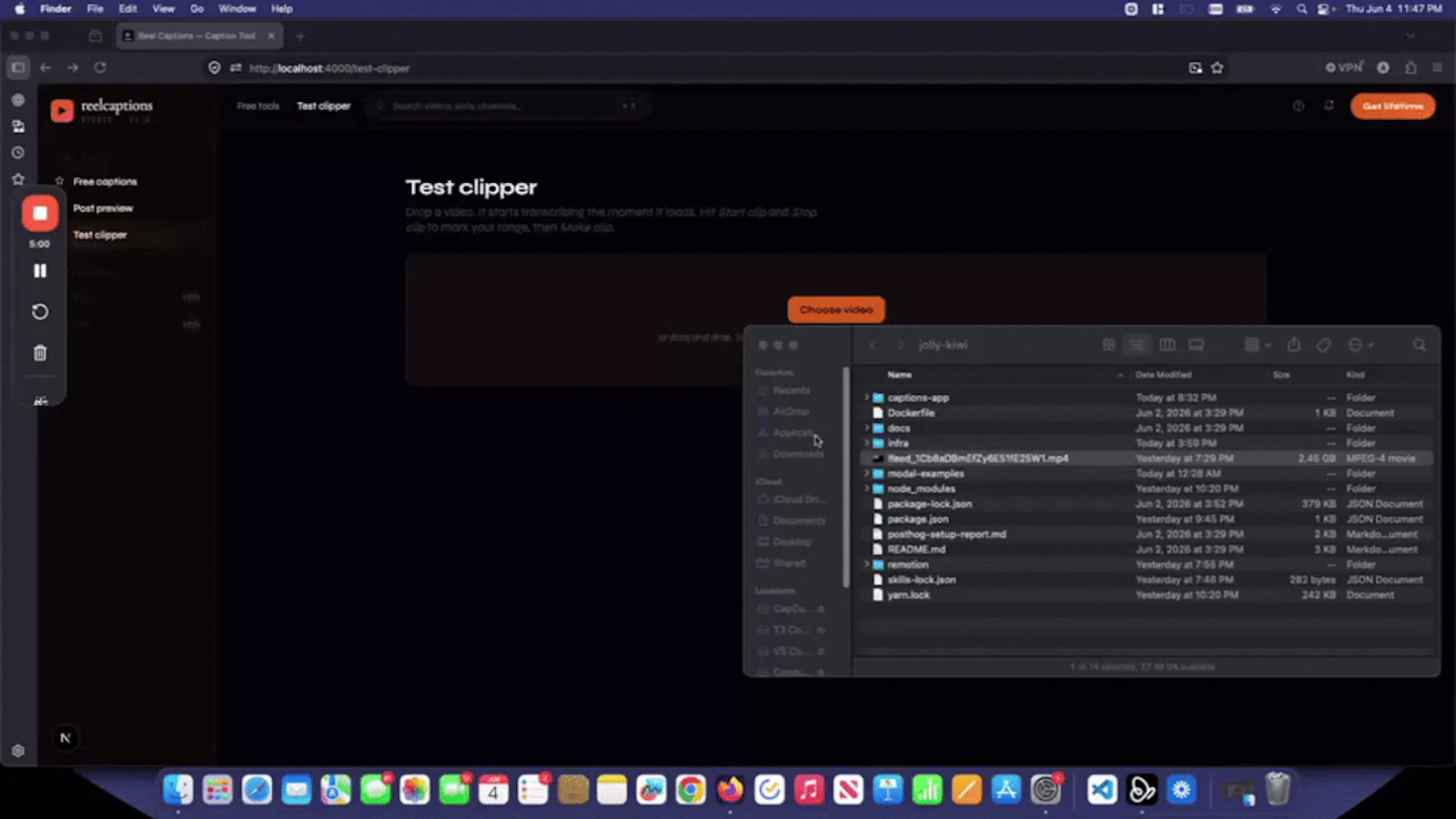 Reel Video Captions screenshot 1 (video preview)