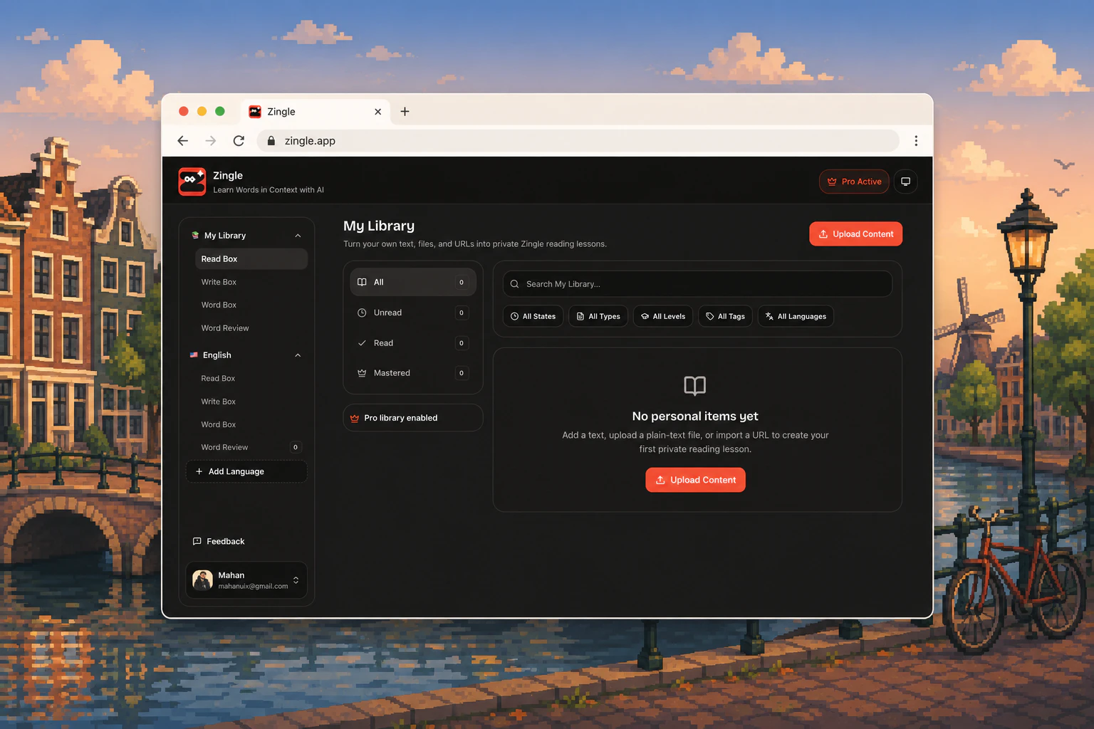 Zingle screenshot 2