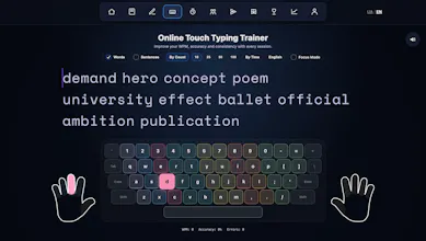 YouType - Modern Touch Typing Trainer gallery image