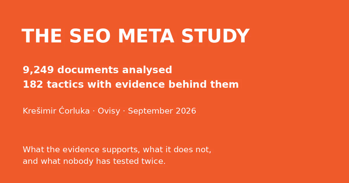 The SEO Meta Study gallery image