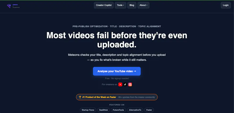 Meteorra AI — Live Scoring for Youtubers screenshot 1