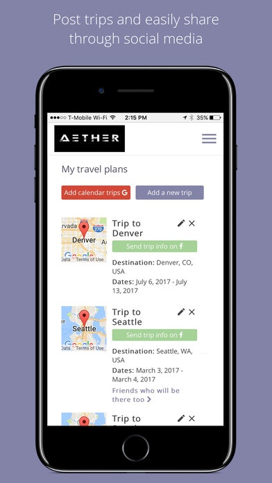 Aether App gallery image