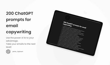 200 ChatGPT Email Copywriting Prompts gallery image