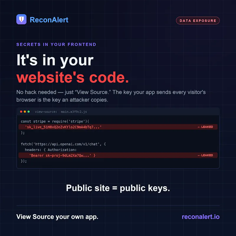 ReconAlert — Attack Surface Monitoring screenshot 2