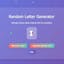 Random Letter Generator