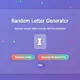 Random Letter Generator