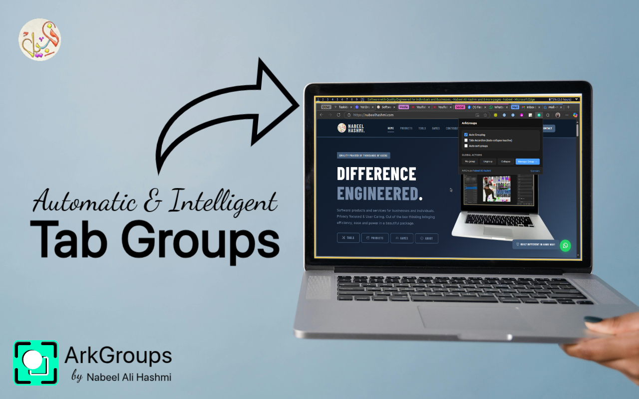 ArkGroups - Auto Intelligent Tab Groups gallery image