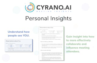 Meeting Insights by Cyrano.ai gallery image