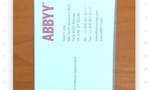 ABBYY Business Card Reader image