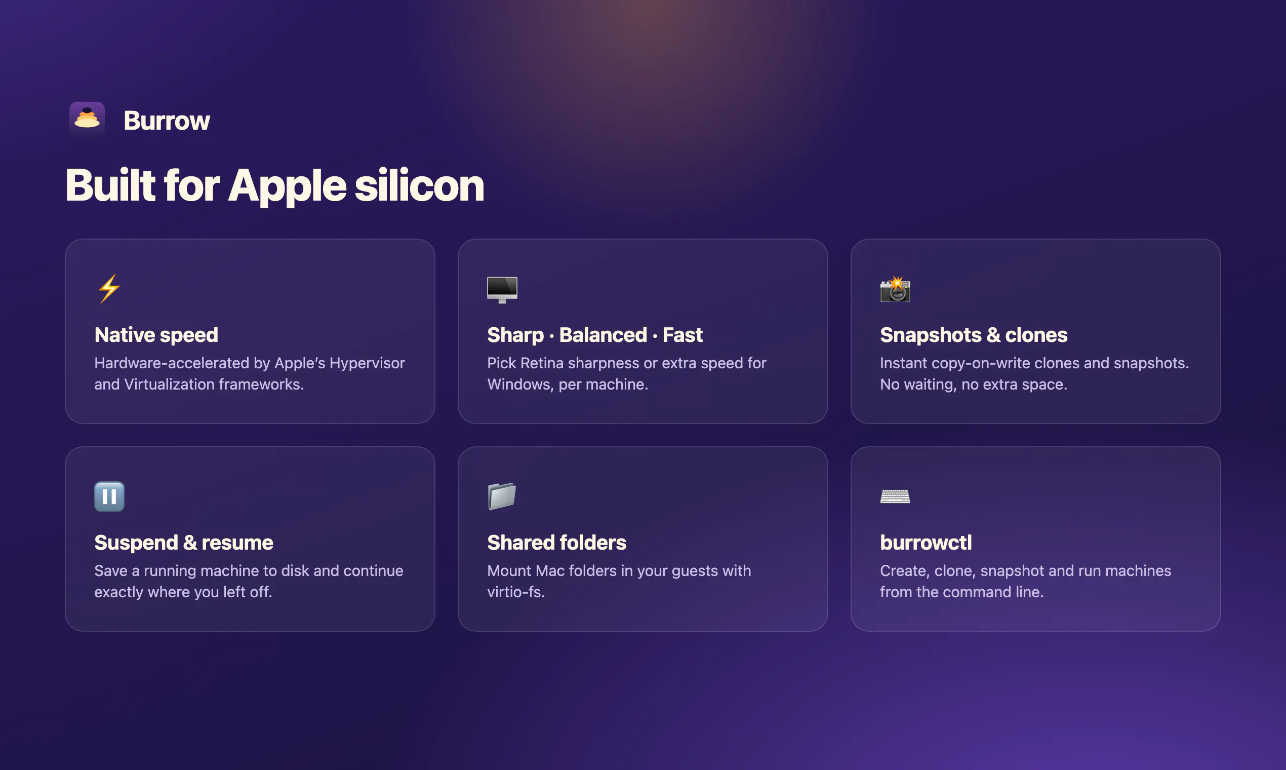 Burrow MacOS gallery image