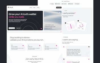 Liftoff AI & SaaS Landing Page Template gallery image