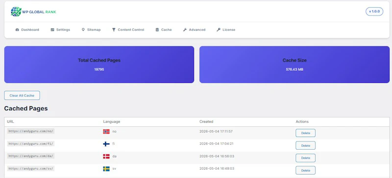 WP Global Rank screenshot 6