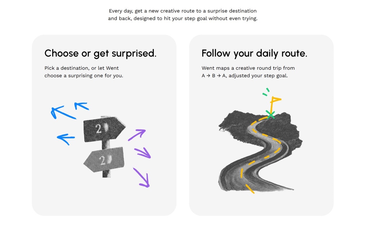 Went - Product Hunt launch logo and brand identity