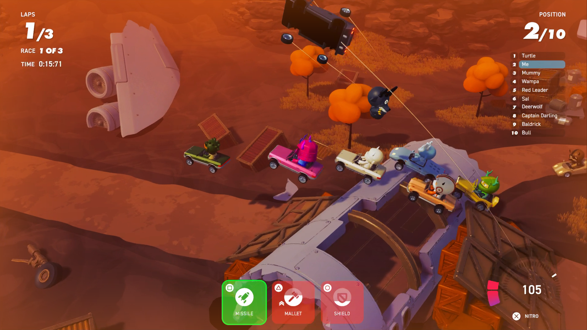 Média Monster Racing League - Jeu de course de combat multijoueur gratuit 3