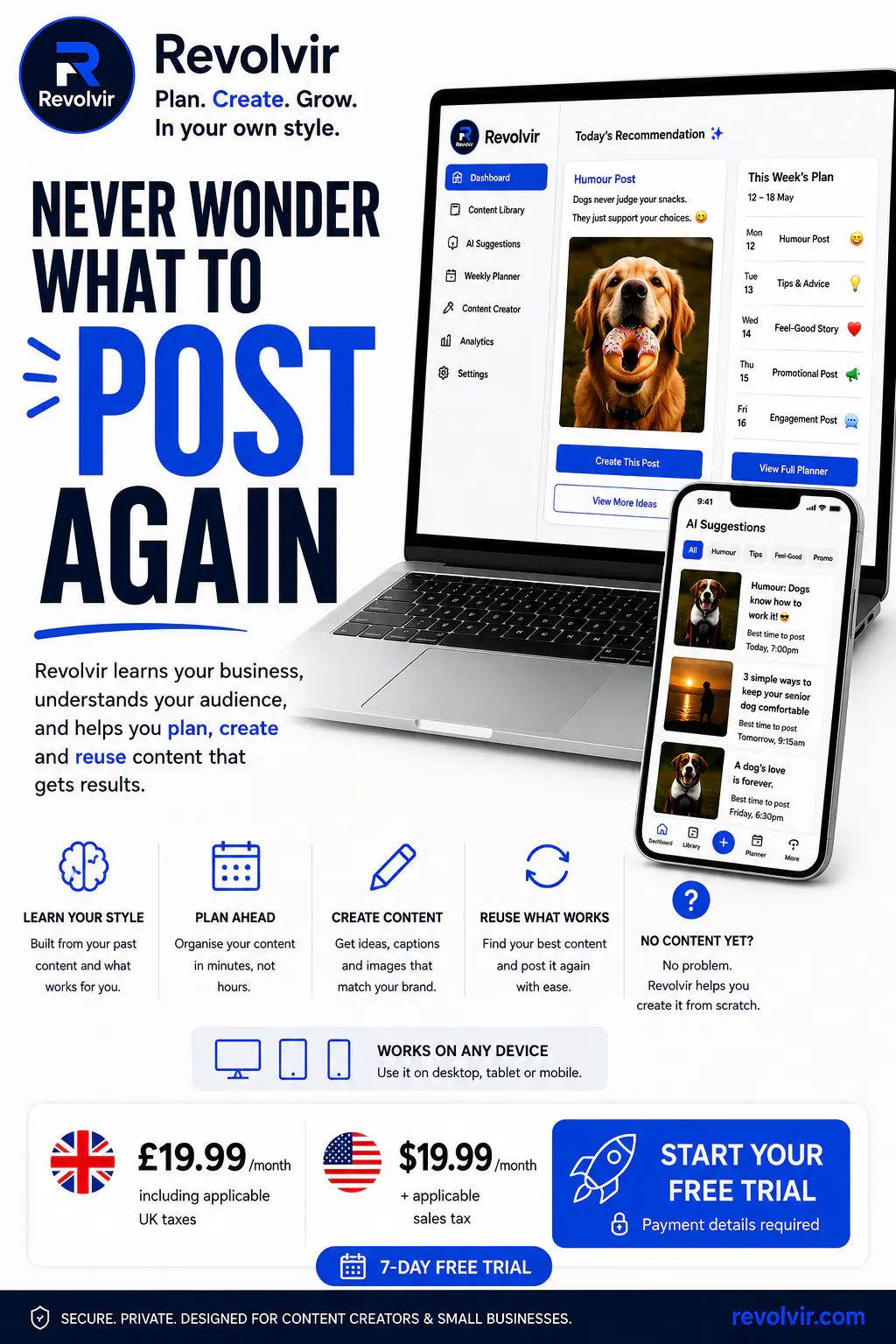 Create, recycle & reuse content gallery image