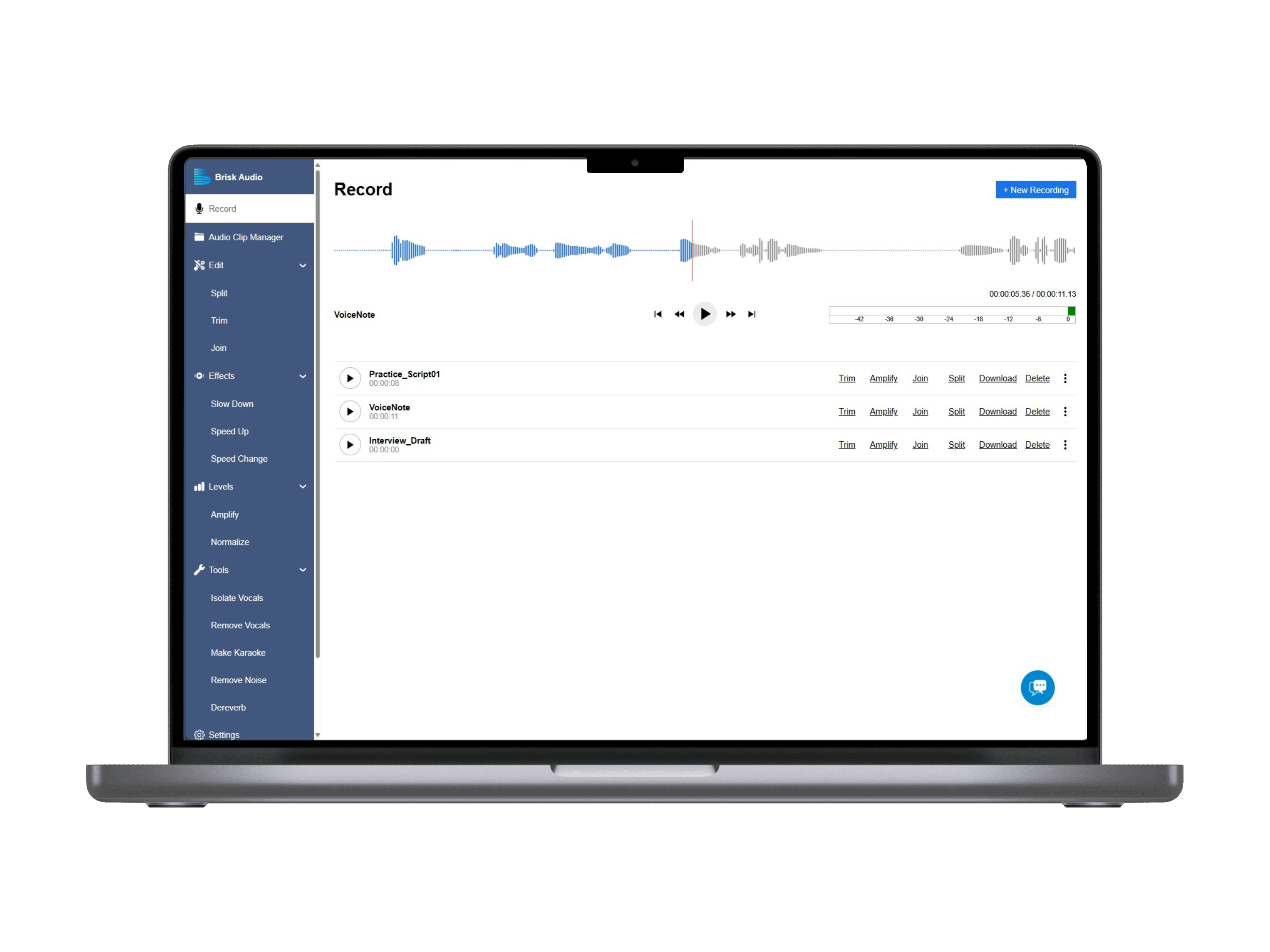 Média Audio rapide - Outils d'édition audio en un seul endroit 2