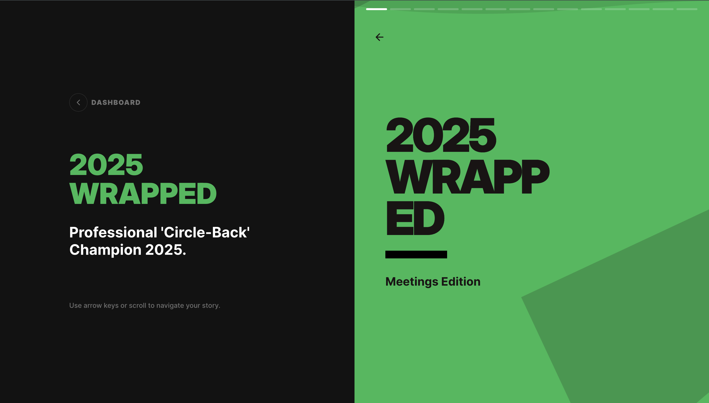 Meetings Wrapped screenshot