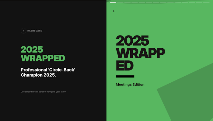 Meetings Wrapped产品图