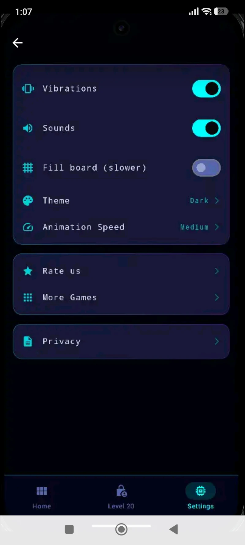 Arrows Neon Puzzle Game screenshot 3