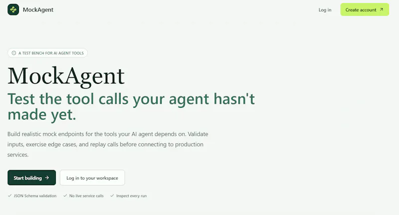 MockAgent screenshot 1