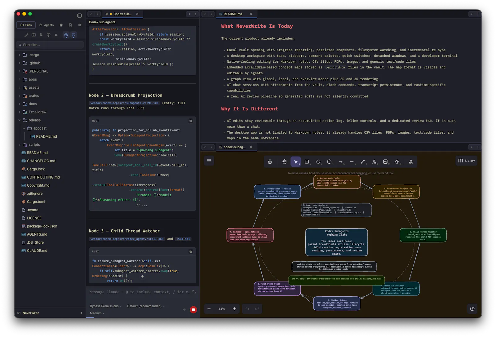 NeverWrite screenshot 1