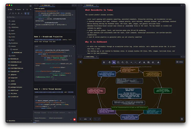 NeverWrite screenshot 1