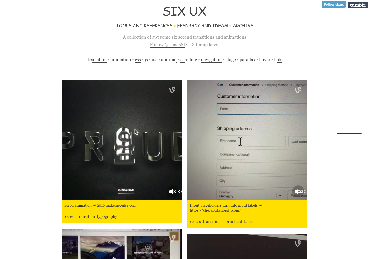 Six UX