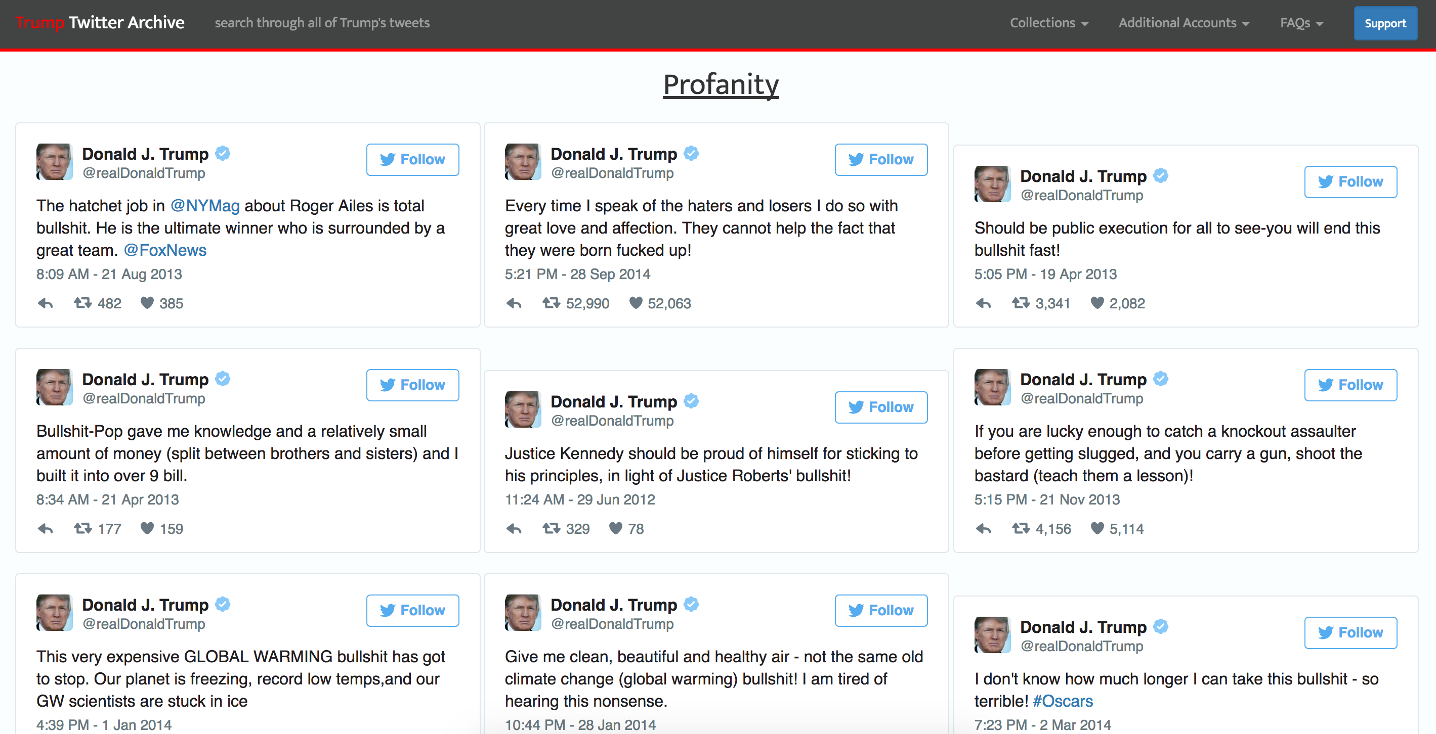 Trump Twitter Archive gallery image